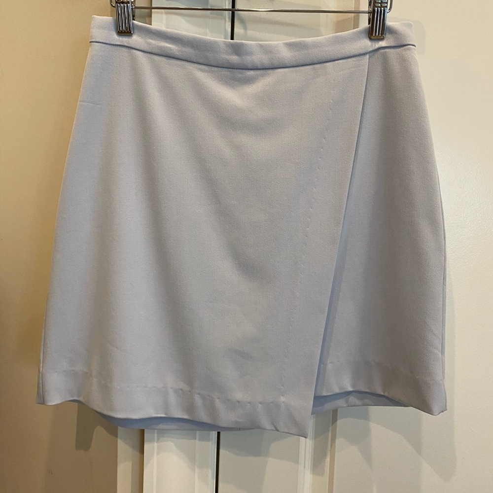 H&M powder blue lavender mini skirt Sz 8